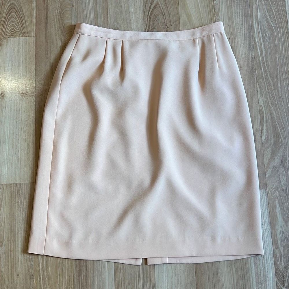Jones Pastel Orange Sherbet Pencil Skirt Size US 14 P